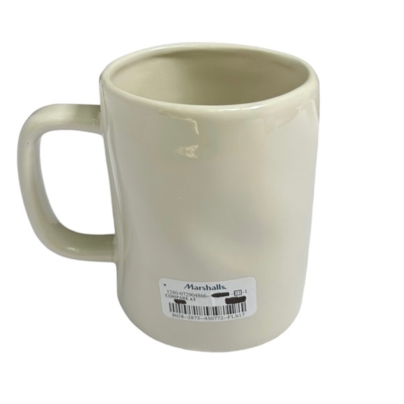 Rae Dunn BAE Mug Coffee Tea White Black Large Long Letters NWT 2018 OG Dimples - Picture 6 of 12